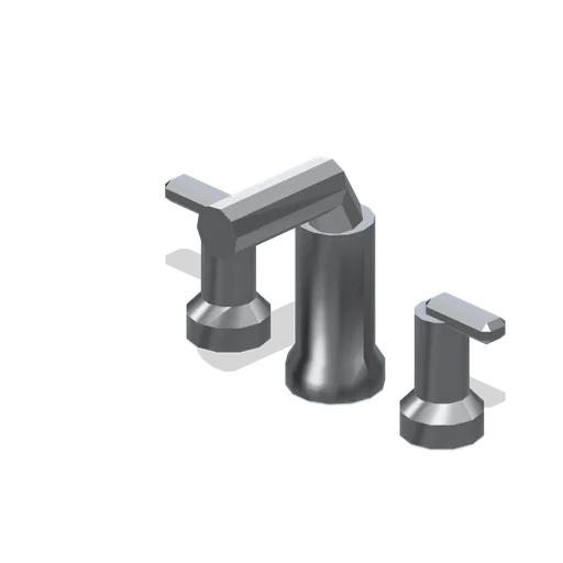 Bath filler tap set (Fitted Kitchen and Bathroom Builder)