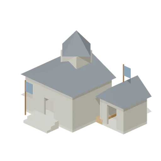Town Hall Upgraded (Medieval RTS Faction Buildings)
