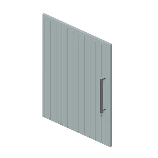 Grooved door front 600 (Fitted Kitchen and Bathroom Builder)