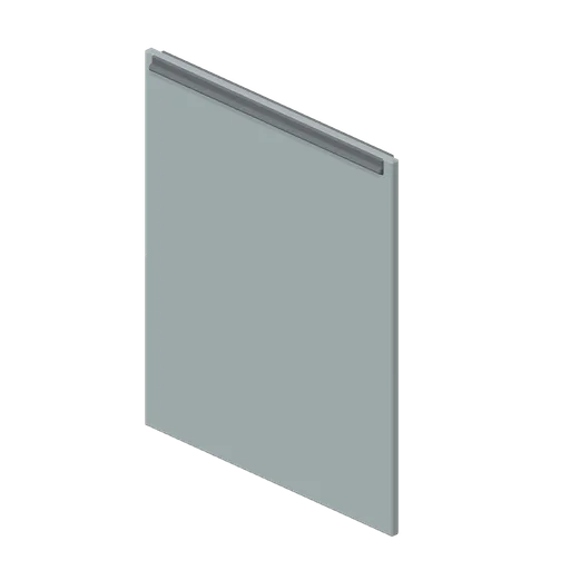 Handleless J pull door front 600 (Fitted Kitchen and Bathroom Builder)