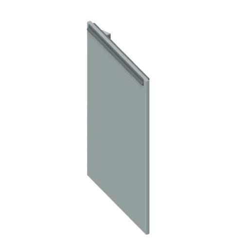Handleless J pull door front 600 (Fitted Kitchen and Bathroom Builder)
