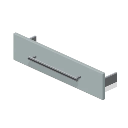 Shallow drawer front 600 (Fitted Kitchen and Bathroom Builder)