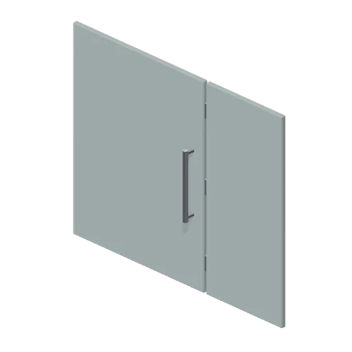 Corner door pair 900 (Fitted Kitchen and Bathroom Builder)