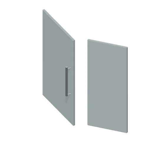 Corner door pair 900 (Fitted Kitchen and Bathroom Builder)