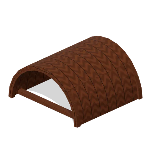 Roof Barrel Vault (Modular Survival Base Builder)