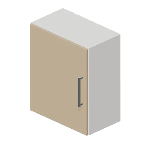 Kitchen wall unit 600 in oak (Fitted Kitchen and Bathroom Builder)