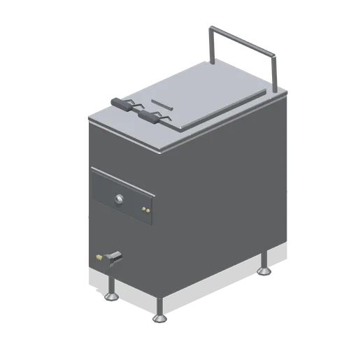 Twin-basket fryer (Restaurant Kitchen and Dining Room)