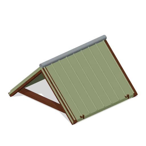 Roof Thatch Ridge (Modular Survival Base Builder)