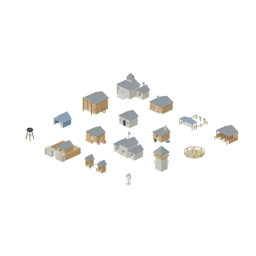Kingdom Military Camp (Medieval RTS Faction Buildings)