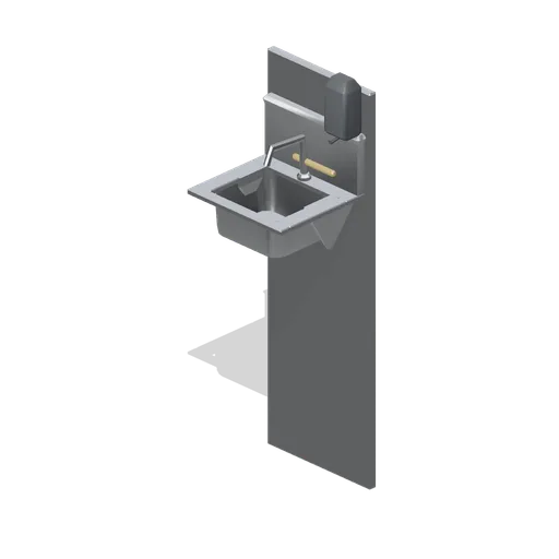 Hand wash basin with lever tap (Restaurant Kitchen and Dining Room)