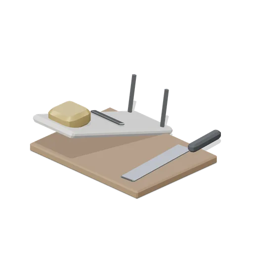 Mandoline and board set (Restaurant Kitchen and Dining Room)