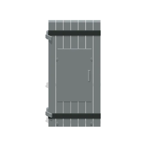 Door Sheet Metal Leaf (Modular Survival Base Builder)
