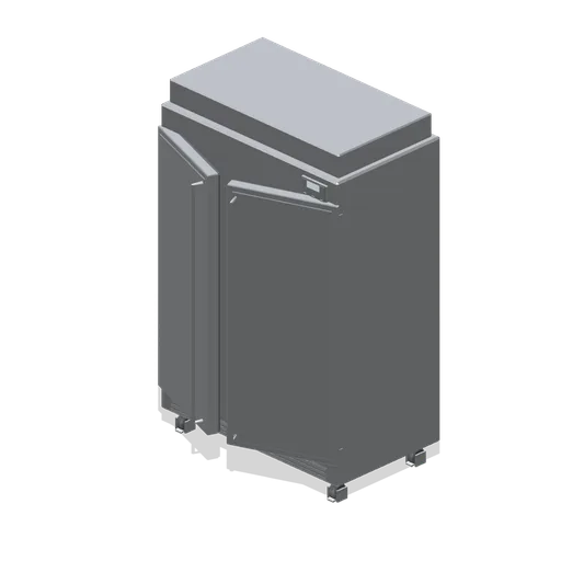 Upright refrigerator, two door (Restaurant Kitchen and Dining Room)