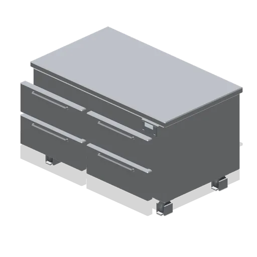 Undercounter fridge drawer unit (Restaurant Kitchen and Dining Room)