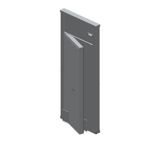 Walk-in cold room door module (Restaurant Kitchen and Dining Room)