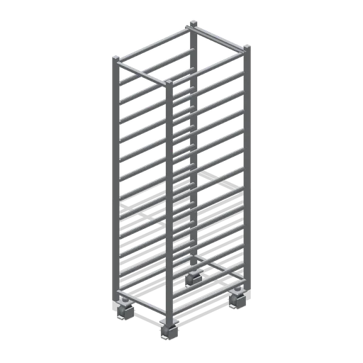 Mobile gastronorm rack (Restaurant Kitchen and Dining Room)