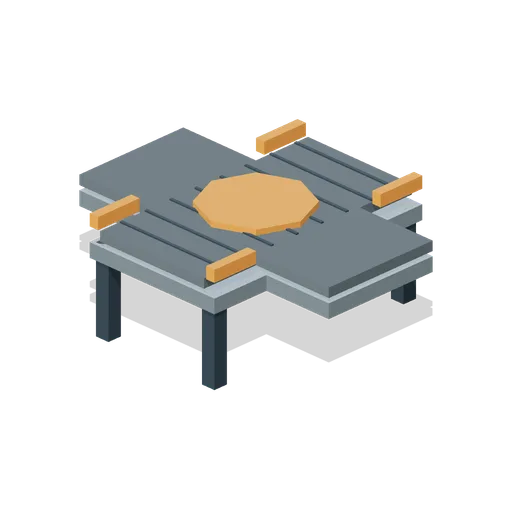 Four-way sorting junction (Factory Conveyor Network)