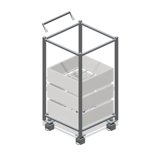 Dish rack trolley (Restaurant Kitchen and Dining Room)