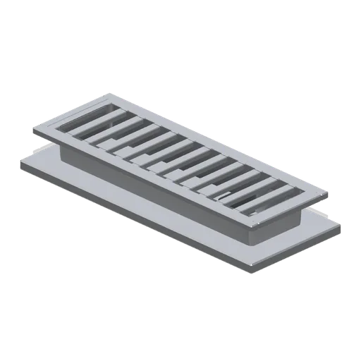 Floor gully with grating (Restaurant Kitchen and Dining Room)