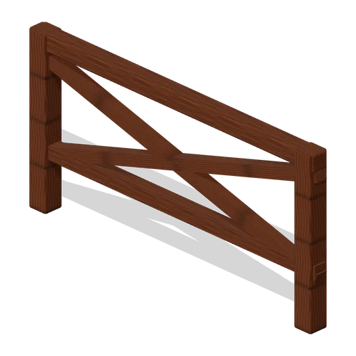 Cross Braced Guardrail (Modular Survival Base Builder)