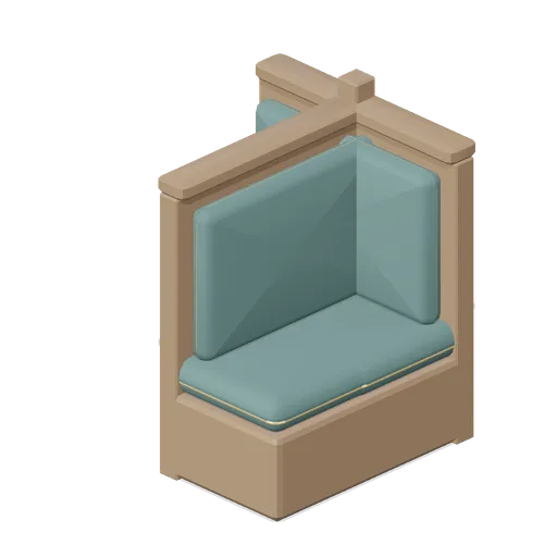 Banquette corner (Restaurant Kitchen and Dining Room)
