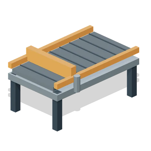 Retractable conveyor stop (Factory Conveyor Network)