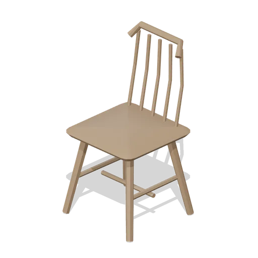 Spindle back chair (Restaurant Kitchen and Dining Room)