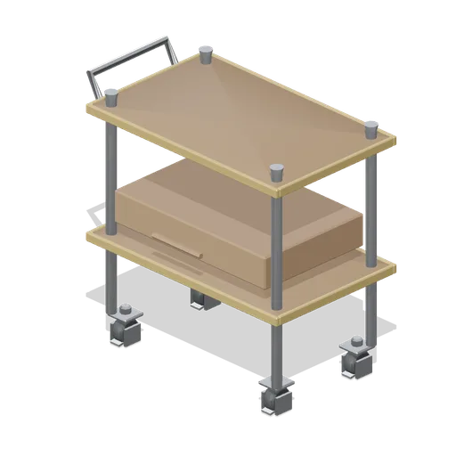 Waiter service trolley (Restaurant Kitchen and Dining Room)