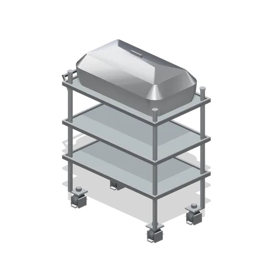 Dessert trolley with dome (Restaurant Kitchen and Dining Room)