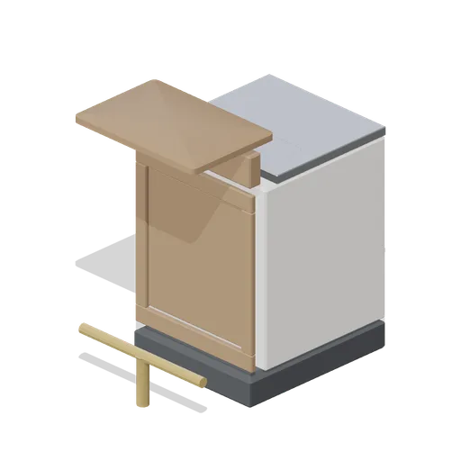 Bar counter module (Restaurant Kitchen and Dining Room)