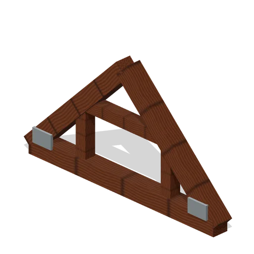 Queen Post Truss (Modular Survival Base Builder)