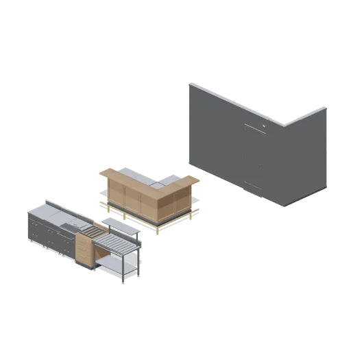 Connector cases (Restaurant Kitchen and Dining Room)