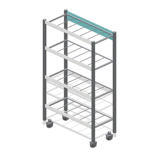 Delivery driver pickup shelf (Fast Food Counter and Drive-Thru)