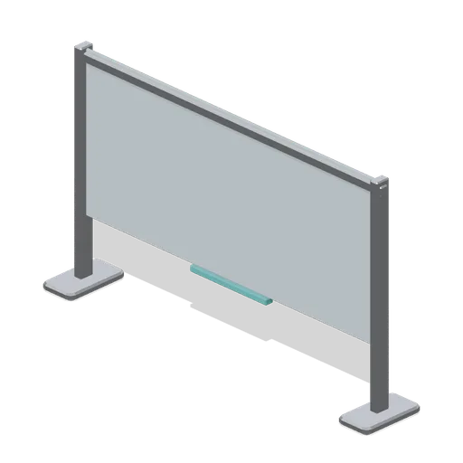 Counter guard screen (Fast Food Counter and Drive-Thru)
