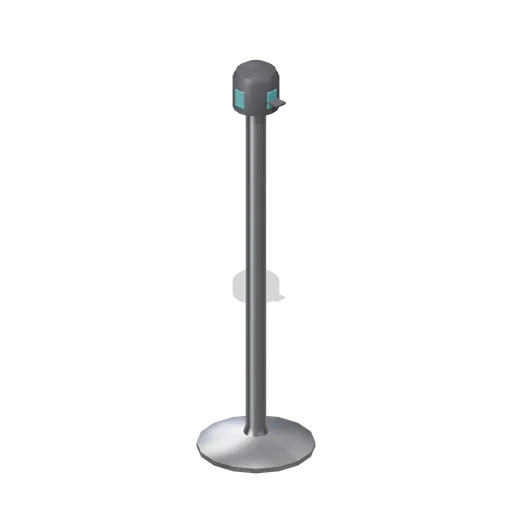 Queue barrier post (Fast Food Counter and Drive-Thru)