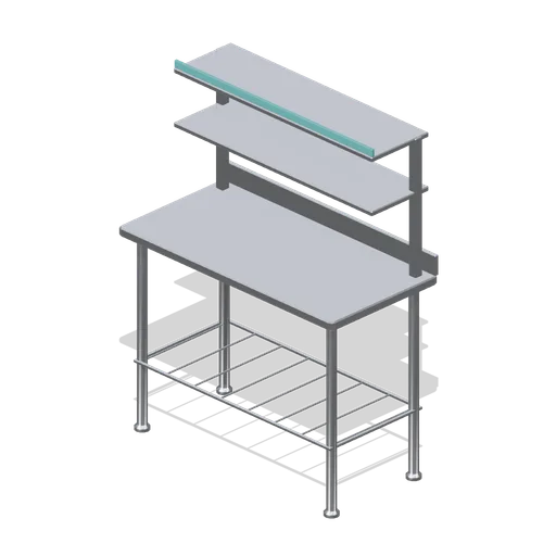 Counter back shelf unit (Fast Food Counter and Drive-Thru)