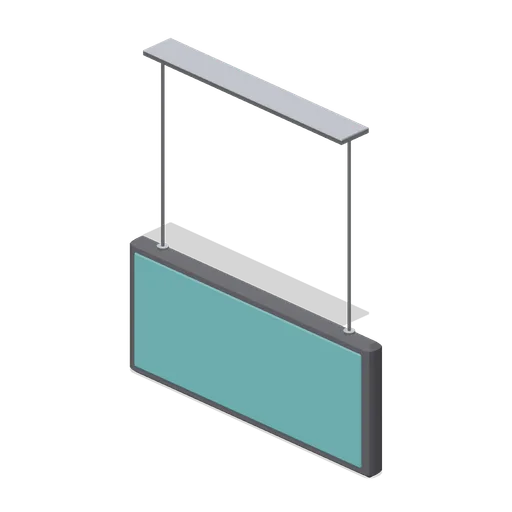 Hanging aisle sign (Fast Food Counter and Drive-Thru)
