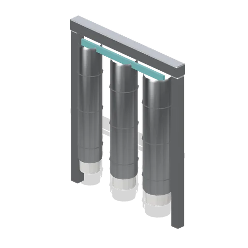 Cup dispenser rail (Fast Food Counter and Drive-Thru)