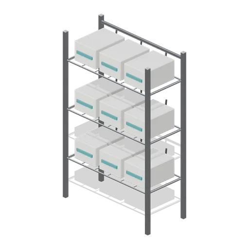 Back room syrup rack (Fast Food Counter and Drive-Thru)