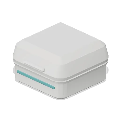 Burger clamshell box (Fast Food Counter and Drive-Thru)