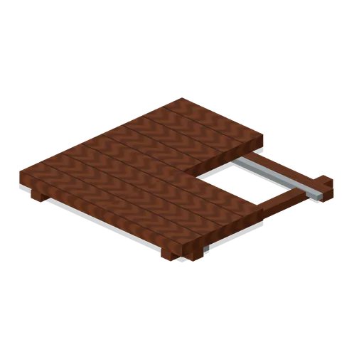 Floor Quarter Return Reinforced (Modular Survival Base Builder)