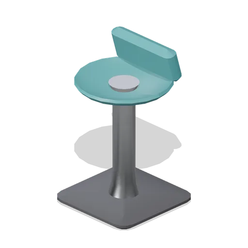 Moulded stool (Fast Food Counter and Drive-Thru)