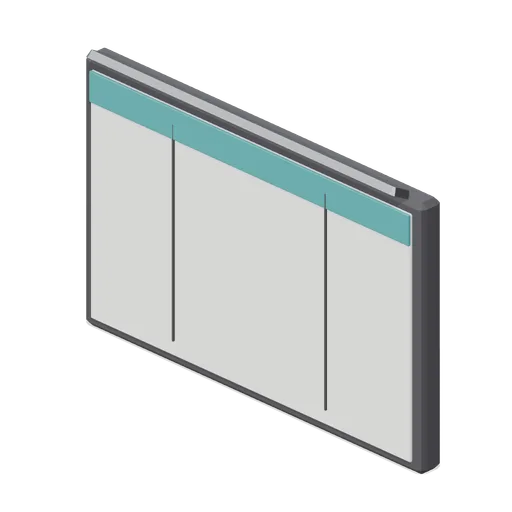 Wall menu panel (Fast Food Counter and Drive-Thru)
