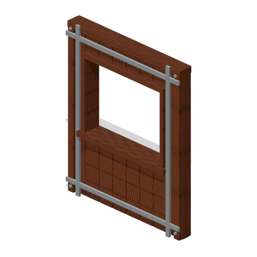 Wall Counter Opening Reinforced (Modular Survival Base Builder)