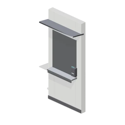 Drive-thru payment window module (Fast Food Counter and Drive-Thru)