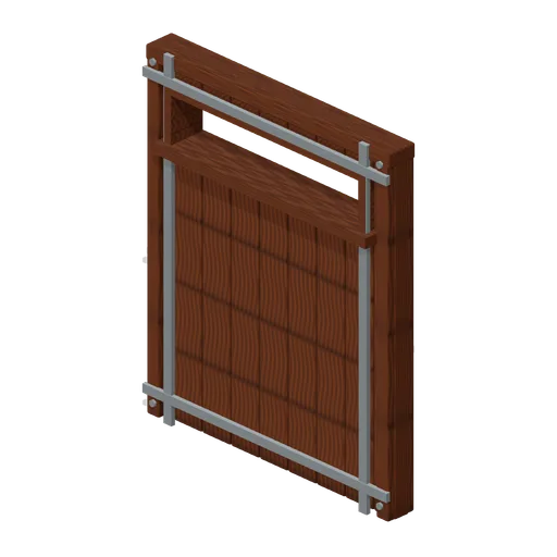 Wall High Clerestory Reinforced (Modular Survival Base Builder)
