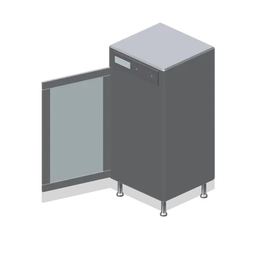 Universal holding cabinet, door open (Fast Food Counter and Drive-Thru)