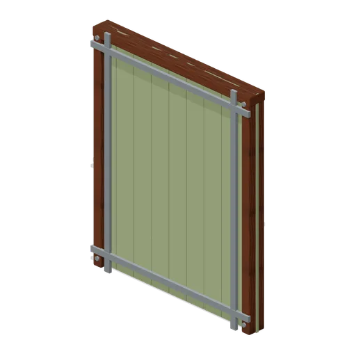 Wall Curtain Partition Reinforced (Modular Survival Base Builder)