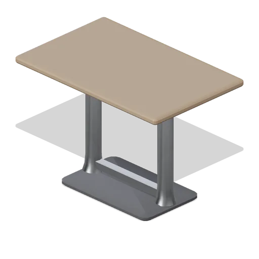 Pedestal table, 4 seat (Fast Food Counter and Drive-Thru)