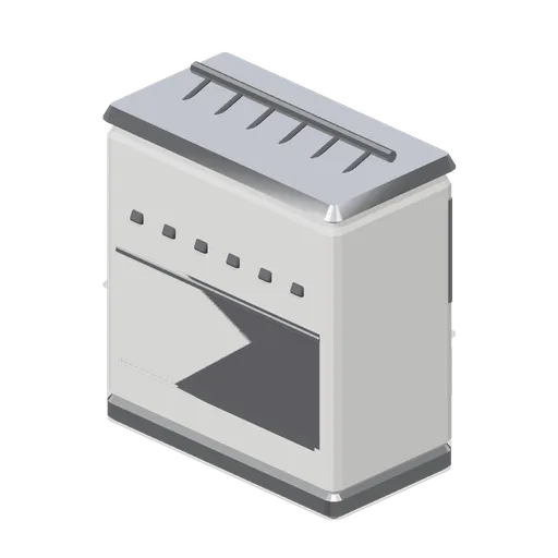 Crew-side drinks tower, 6 valve (Fast Food Counter and Drive-Thru)